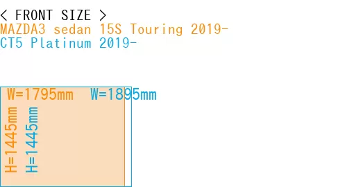 #MAZDA3 sedan 15S Touring 2019- + CT5 Platinum 2019-